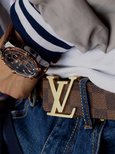 louis vuitton original men's belts|louis vuitton belt outfit men.